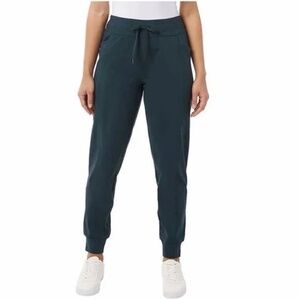 32 Degrees Heat Side Pocket Joggers, Deep Peacock (Teal/Blue/Green), Medium NWT
